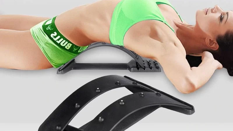 Lumbar Back Pain Relief Stretcher Massager