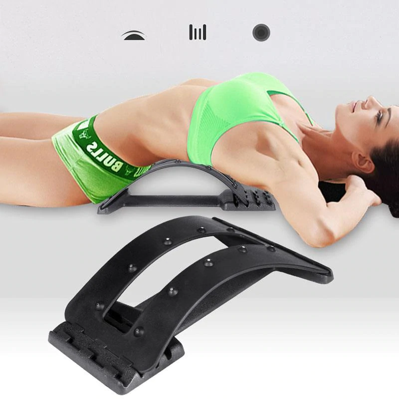 Lumbar Back Pain Relief Stretcher Massager